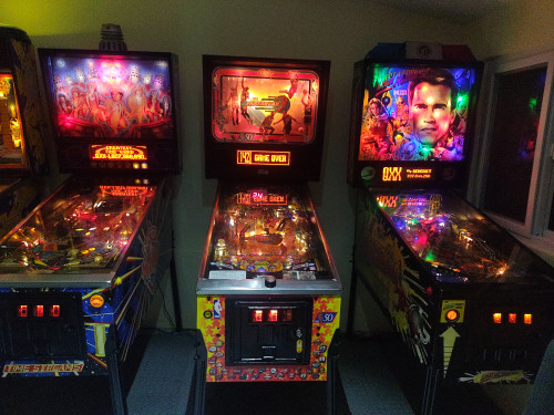 THREE PINBALL MACHINES COSTA RICA COLLECTION