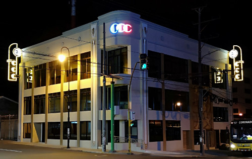 ART DECO NEON MARQUEE COSTA RICA'S CALL CENTER